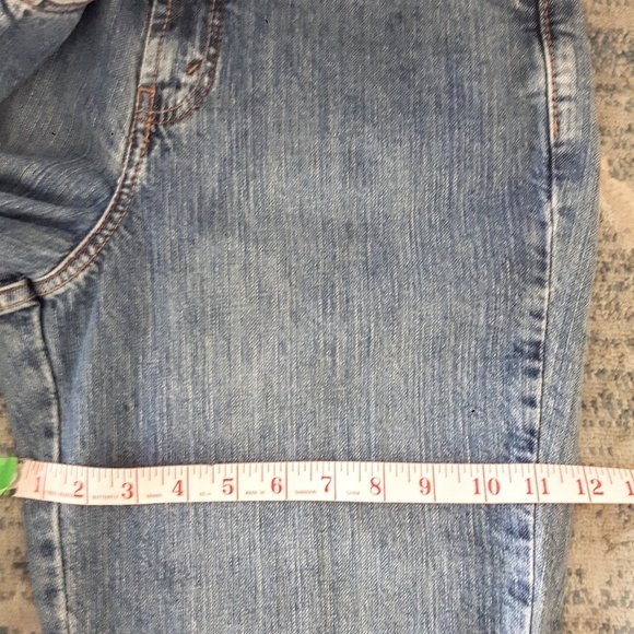 Lois High Rise Mom Relaxed Jeans Medium Wash Stretch Size 29 - Picture 9 of 15